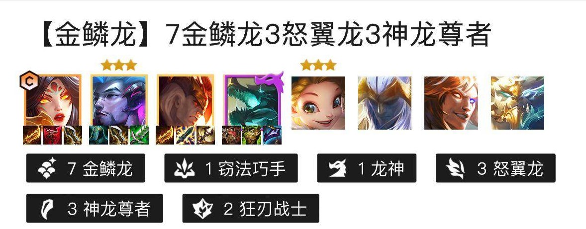 《金铲铲之战》s7.5金鳞龙阵容最新攻略