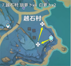 《原神》胡萝卜采集位置最新介绍