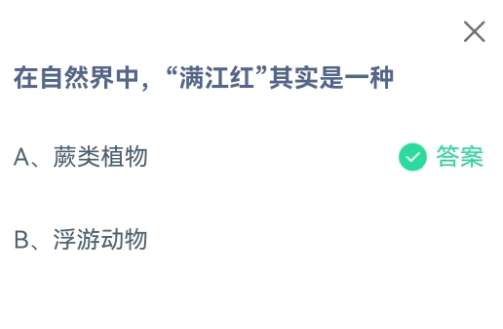  《支付宝》在自然界中满江红2023年6月13日最新答案