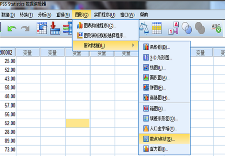 SPSS散点图如何绘制