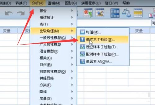 SPSS怎样进行T检验