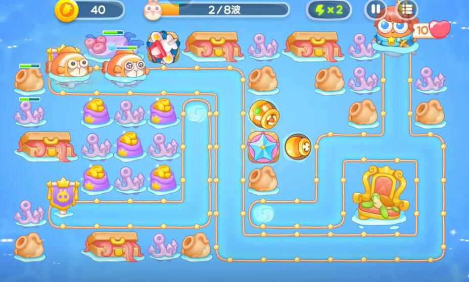 《保卫萝卜4》海的闺女第三十四关攻略