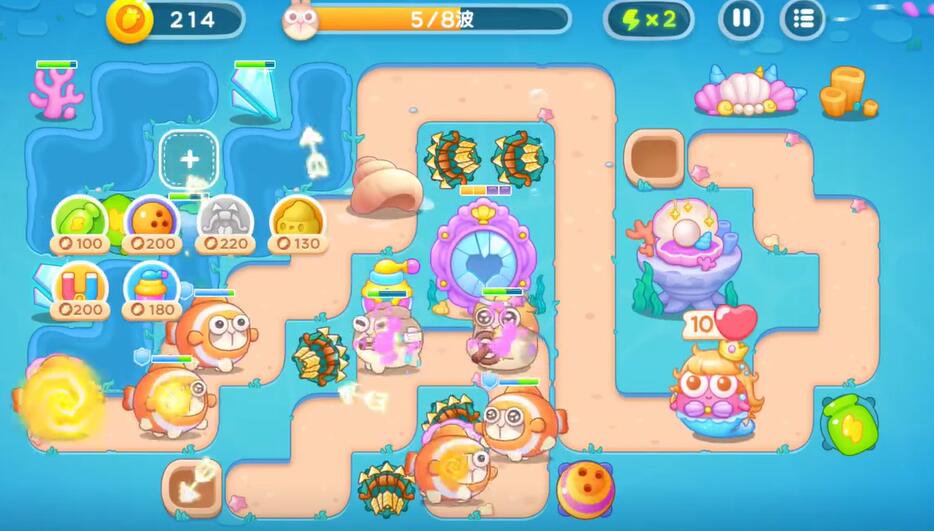 《保卫萝卜4》海的闺女第七十四关攻略